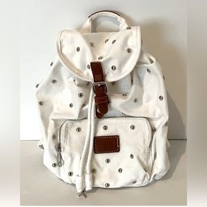 SOLD OUT NWT Victorias Secret Pink White Studded Mini Backpack Purse Bag School